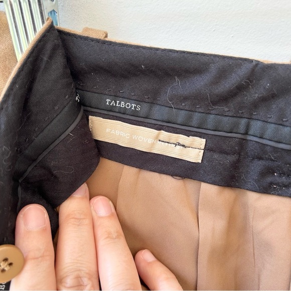 Talbots women’s tan wool trousers - Picture 3 of 5